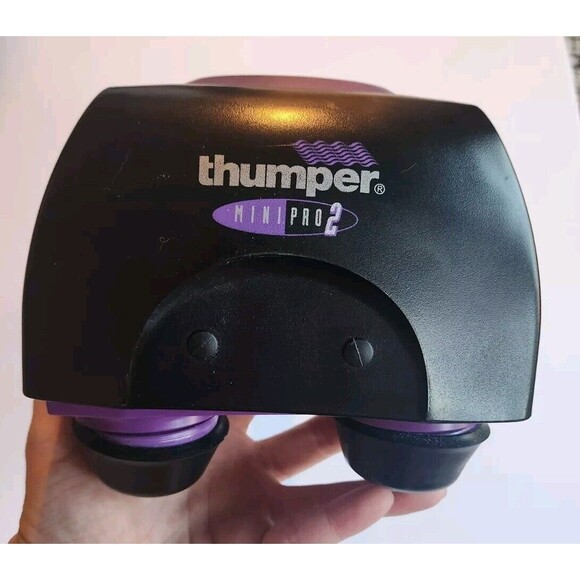 Thumper Mini-Pro 2 Handheld 3-Speed Percussion Massager NA01N Full Body Back - Picture 3 of 5